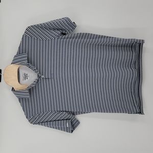 Straight Down Performance Men's XL Golf Polo Shirt Striped No‎ Embroidery